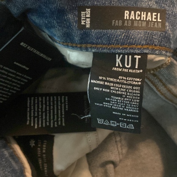 Kut From The Kloth high rise Racheal fab ab mom jean size 0P - Picture 9 of 9